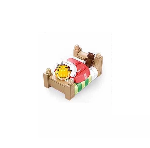 Sluban byggesæt Garfield i sengen