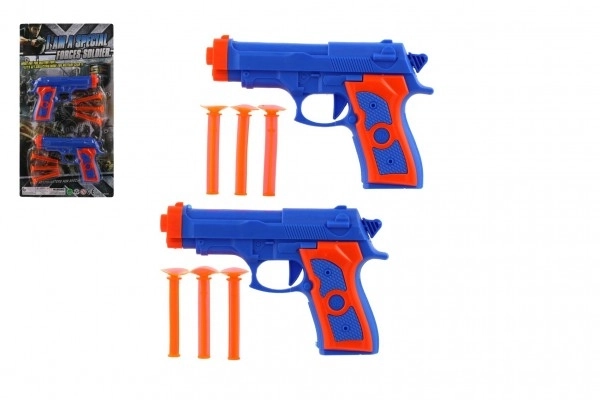 To pistoler med sugekopammunition - 15 cm
