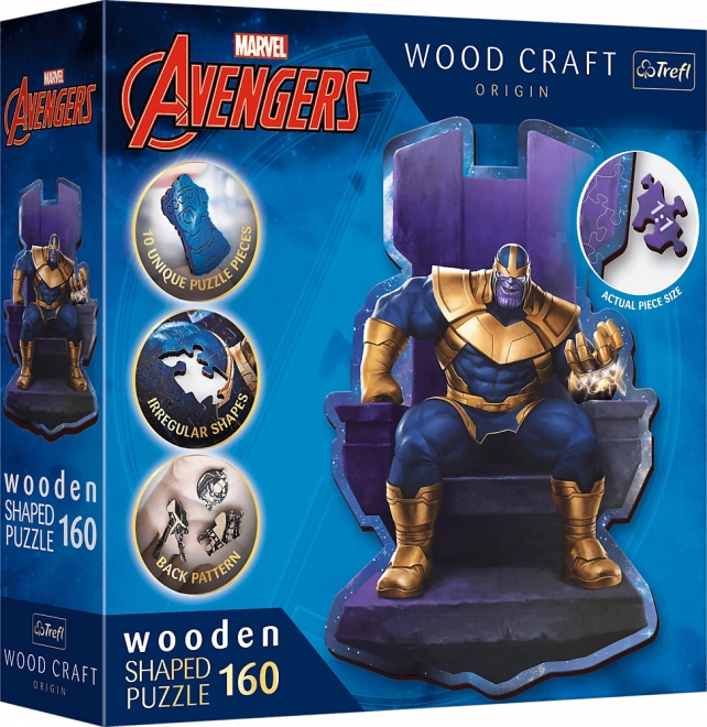 Træpuslespil MARVEL helte – 160 brikker