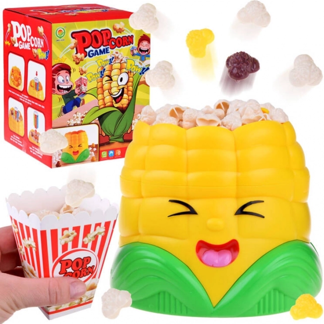 Færdighedsspil med fangst af popcorn