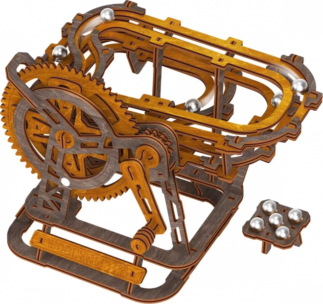Træ 3D-puslespil Kuglebane Mini fra Wooden City