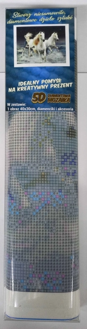 Diamantmaling Galopperende Skimmel 30x40cm