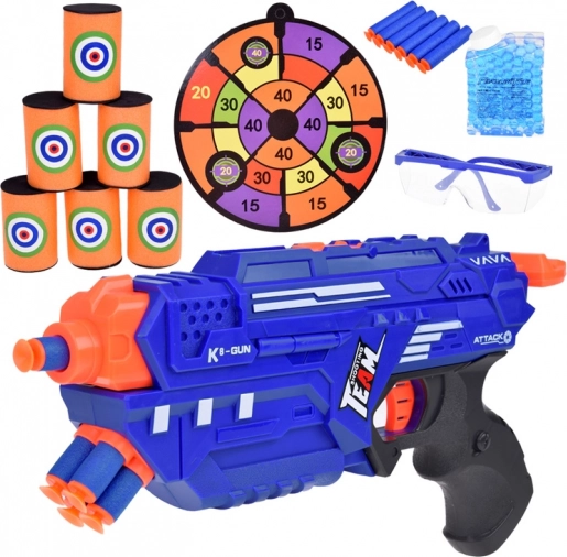 Legetøjspistol SPACE GUN med skum- og gelkugler