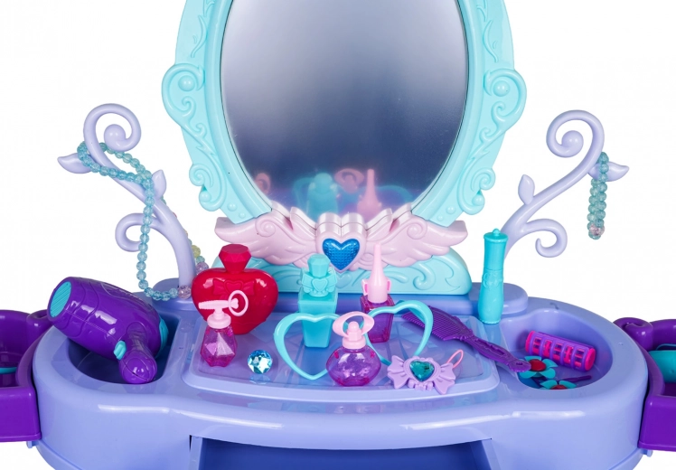 Bagbelyst spejl for en magisk atmosfære