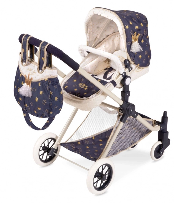 DeCuevas 80732 Dukkevogn til dukker 3 i 1 XL med taske Classic Gold 2020 - 81 cm