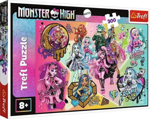 Puslespil 300 brikker – zombier regerer Monster High