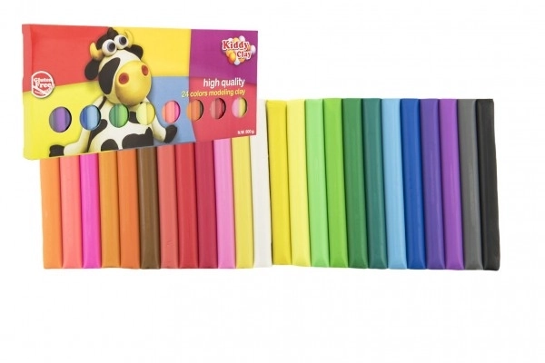 Modelérkitt Kiddy Clay 500g – 24 farver