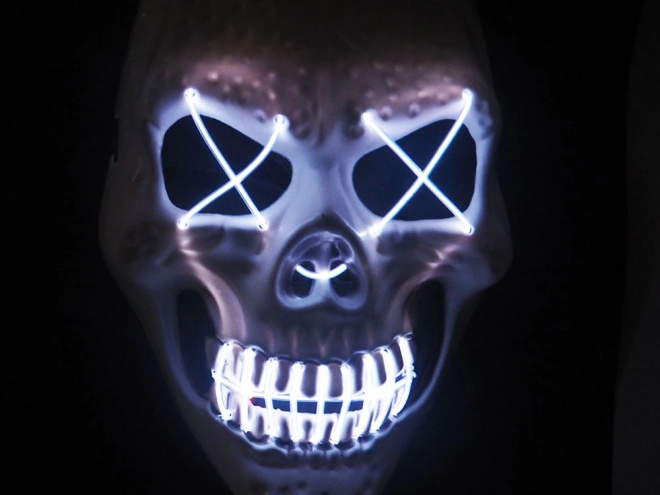 Lysende Halloween-maske