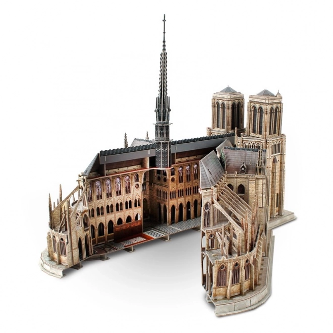 3D puslespil Katedralen Notre-Dame fra CubicFun