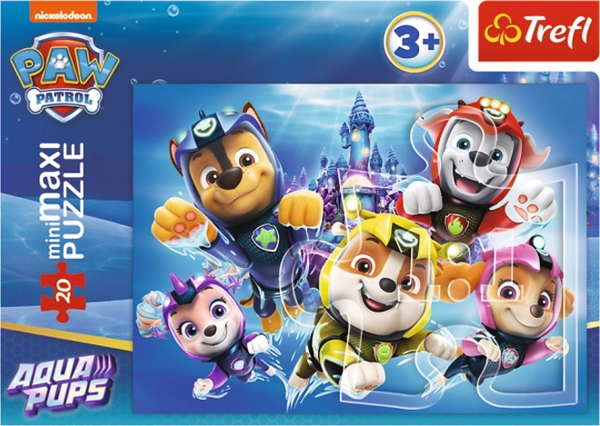Puzzle Paw Patrol miniMAXI 20 brikker