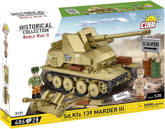 Byggesæt Sd.Kfz. Marder III – jagtpanser (486 klodser)