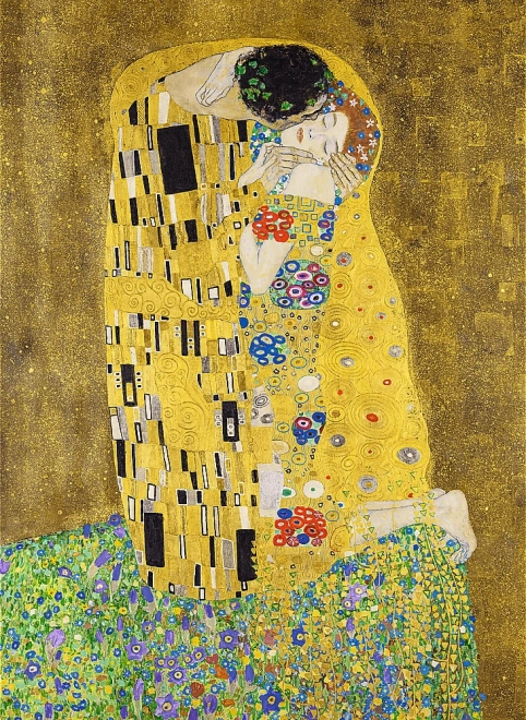 Træpuslespil Gustav Klimt - Kysset 200 brikker