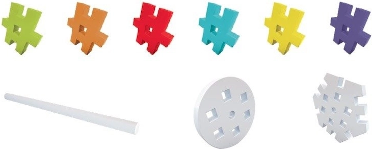 Specialkomponenter: aksler, hjul og sekskanter