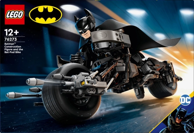 LEGO® DC Batman™ 76273 Byggbar figur: Batman™ og Bat-Pod motorcykel