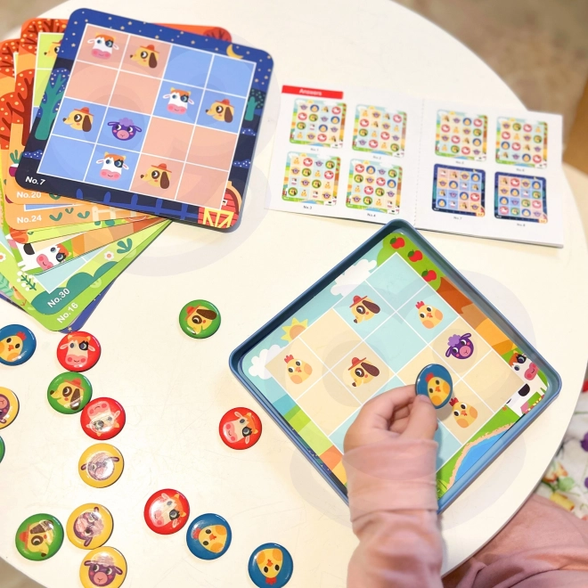 Børne sudoku gård fra Tooky Toy