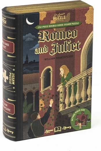 Dobbelt­sided puslespil Profesor Puzzle Romeo og Julie