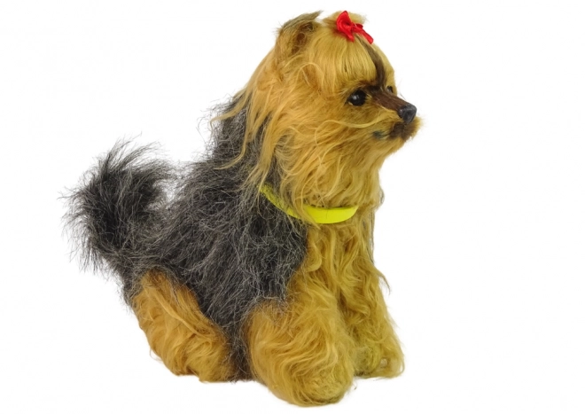 Interaktiv Yorkshire Terrier Plys Hund Gøer Bevæger Hale