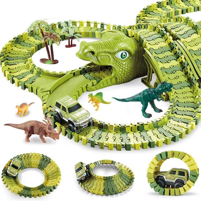 Fleksibel dinosaur bilbane 240stk