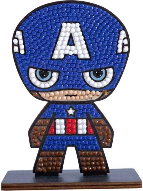 Diamantmaling Avengers: Kaptajn Amerika