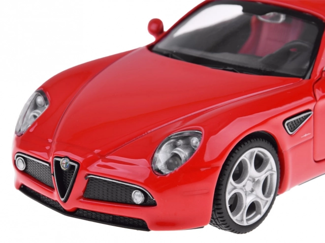 Metalmodelbil Alfa Romeo 8C Competizione skala 1:32