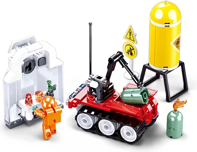 Sluban brandmænd – fjernstyret robot byggesæt