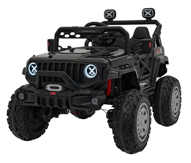 Børne elektrisk off-road bil sort