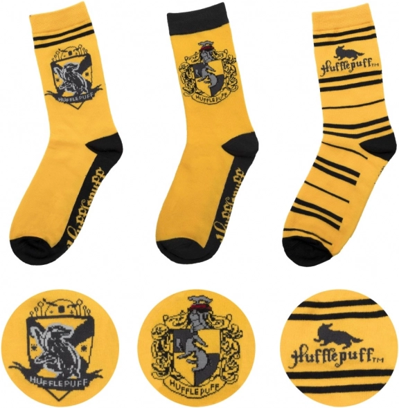 Harry Potter sokkesæt Hufflepuff