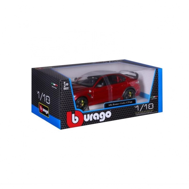 Bburago 1:18 Plus - Alfa Romeo Giulia GTAm - Met Rød