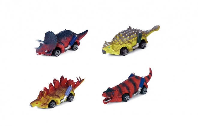 Dino-bil med pull-back-funktion