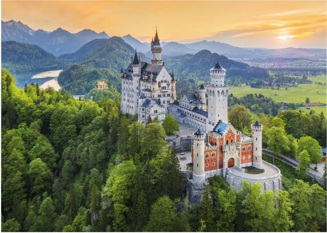 Puslespil Forårs-Neuschwanstein 1000 brikker