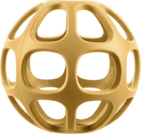 Silikonebidering Round, Mustard Yellow