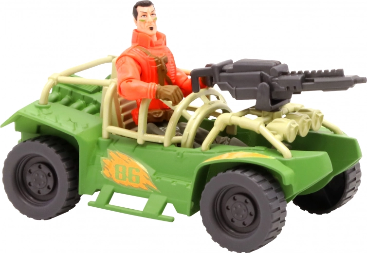 Terræn-buggy med drejeligt våben