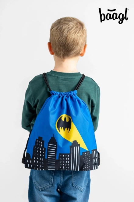 BAAGL Førskolepose Batman blå