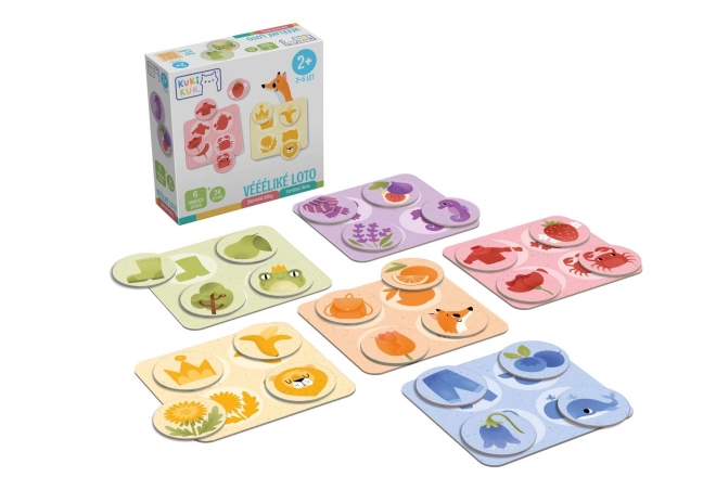 KukiKuk 80035 Véééliké loto Farverige Skygger