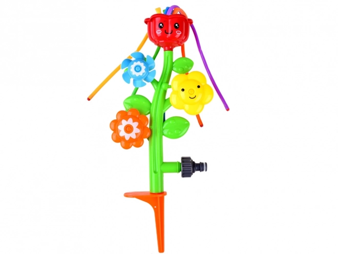 Glad blomsterbørns vandspreder
