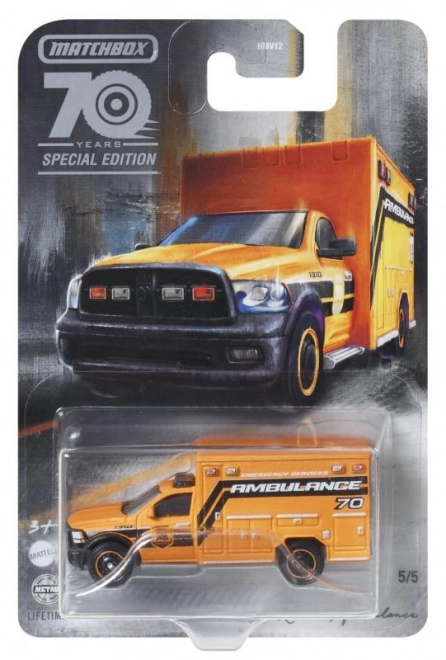 Engelsk Matchbox 70. jubilæum