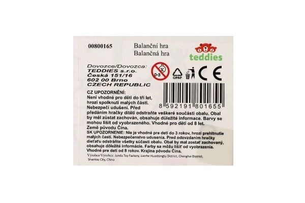 Spil balancerende hercules mini plast 26stk 3 farver i æske 21x19x3,5cm