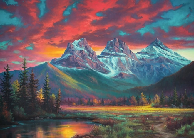 Puslespil Tre Søstre, Alberta 1000 brikker