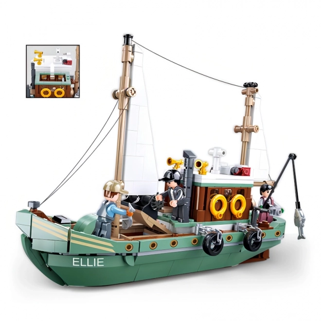 Sluban ModelBricks M38-B1119 Fiskerbåd Ellie