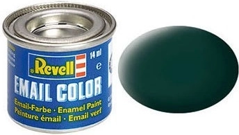 Emaljemaling 40 sort‑grøn mat 14 ml