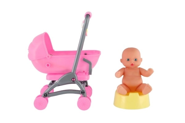 Lege sæt Barnevogn med baby