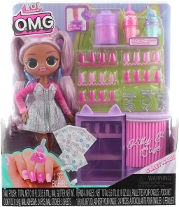 dukke l.o.l. surprise o.m.g. sweet nails kitty k café