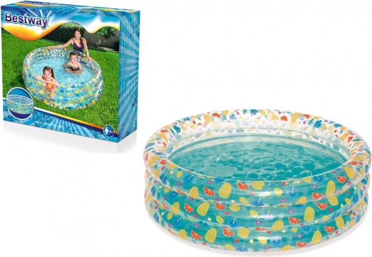 Oppustelig pool med frugtmotiv 170 × 53 cm BESTWAY