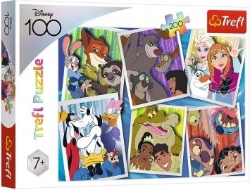 Puslespil 200 brikker DISNEY helte