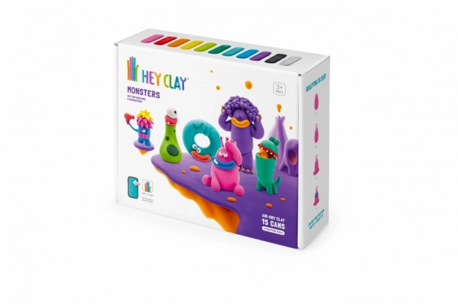Hej Clay plastik sæt Monsters