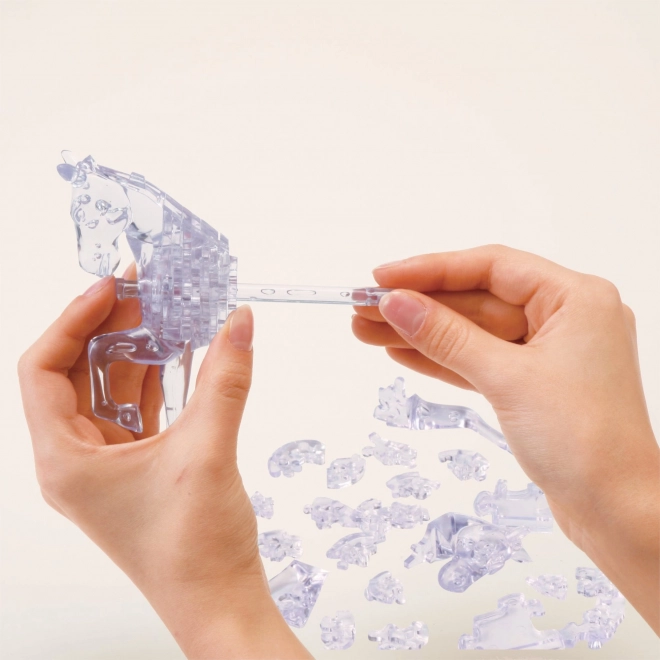 3D Crystal puslespil Hest 100 stykker