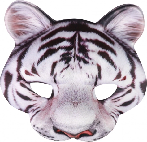 Hvid tiger-maske