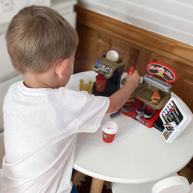Fast Food XXL med kasseapparat og dispenser fra WOOPIE