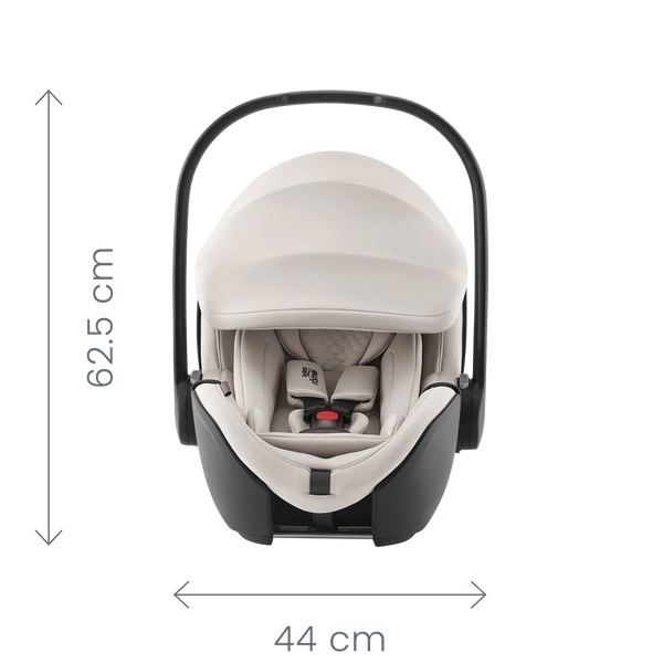 Barnevogn Smile 5Z med dyb klapvogn og autostol Baby-Safe Pro Style, Støvet Rose
