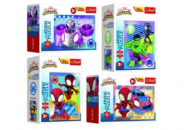 Minipuslespil Spidey og hans fantastiske venner